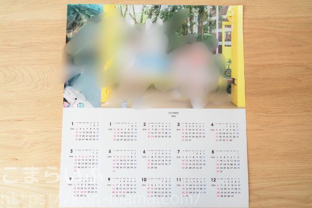 TOLOT A3ポスターカレンダー(高品質)の全体写真