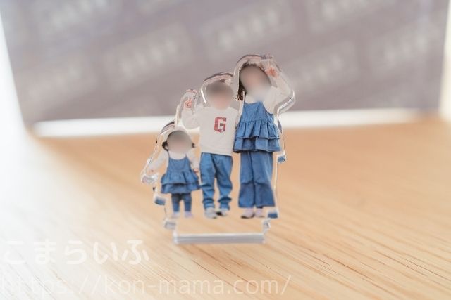 Acryアクブロを机の上に飾った様子