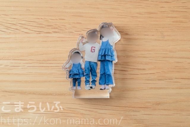 Acryアクリルブロックを上から見た全体写真