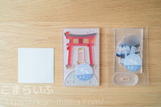 ジオラマタイプと人物タイプのAcryアクリルスタンド比較