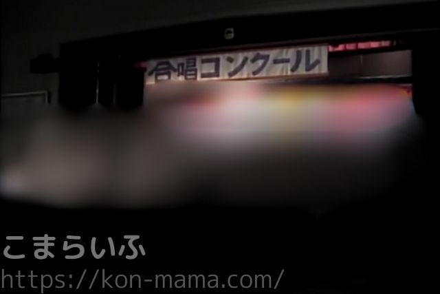 miniDVからDVD化した動画の画質サンプル（室内の発表会映像）