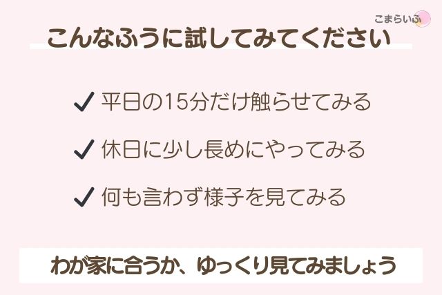 ロジックラボ無料体験のおすすめの試し方（平日15分・休日少し長めなど）